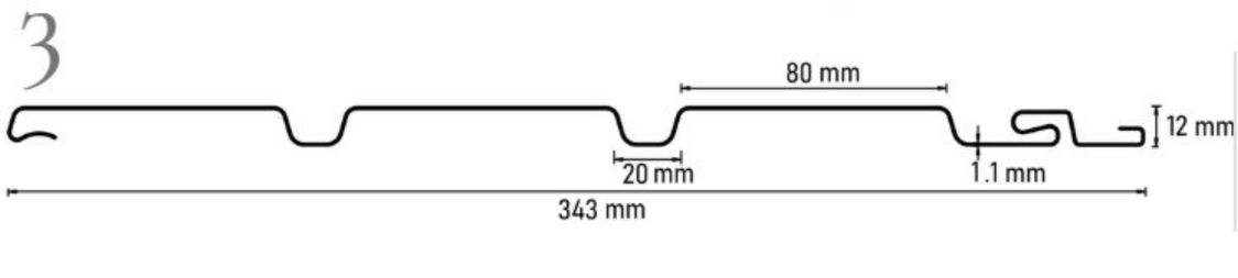 Trio-Flute CAD Technical Drawing